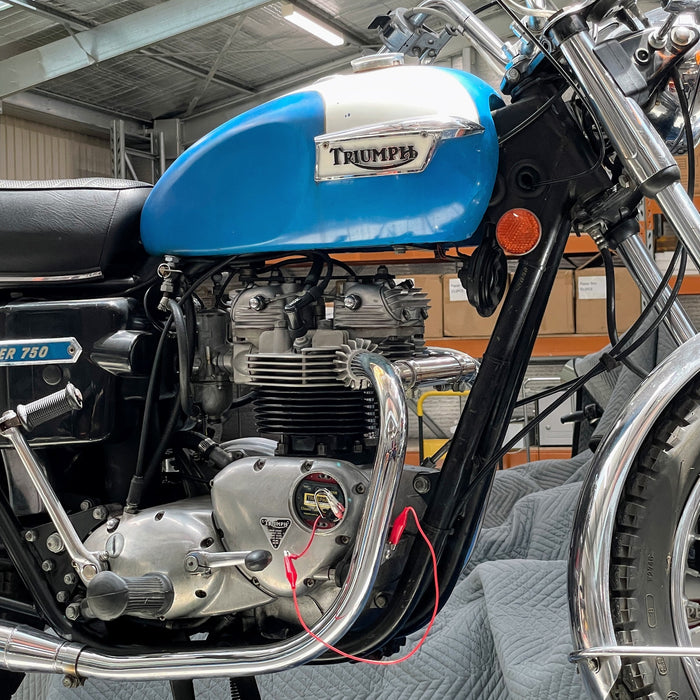 How to Time Your Tri-Spark Classic Twin Ignition on a Triumph.